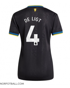 Billige Fotballdrakt Manchester United Matthijs de Ligt #4 Replika Tredjedrakt Dame 2025-26 Kortermet